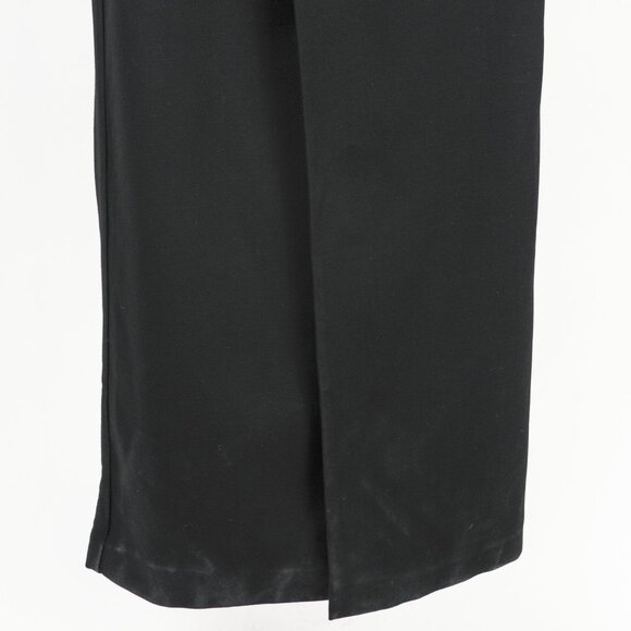 AMI Black Wool Gabardine Double-Breasted Coat - Picture 8 of 11